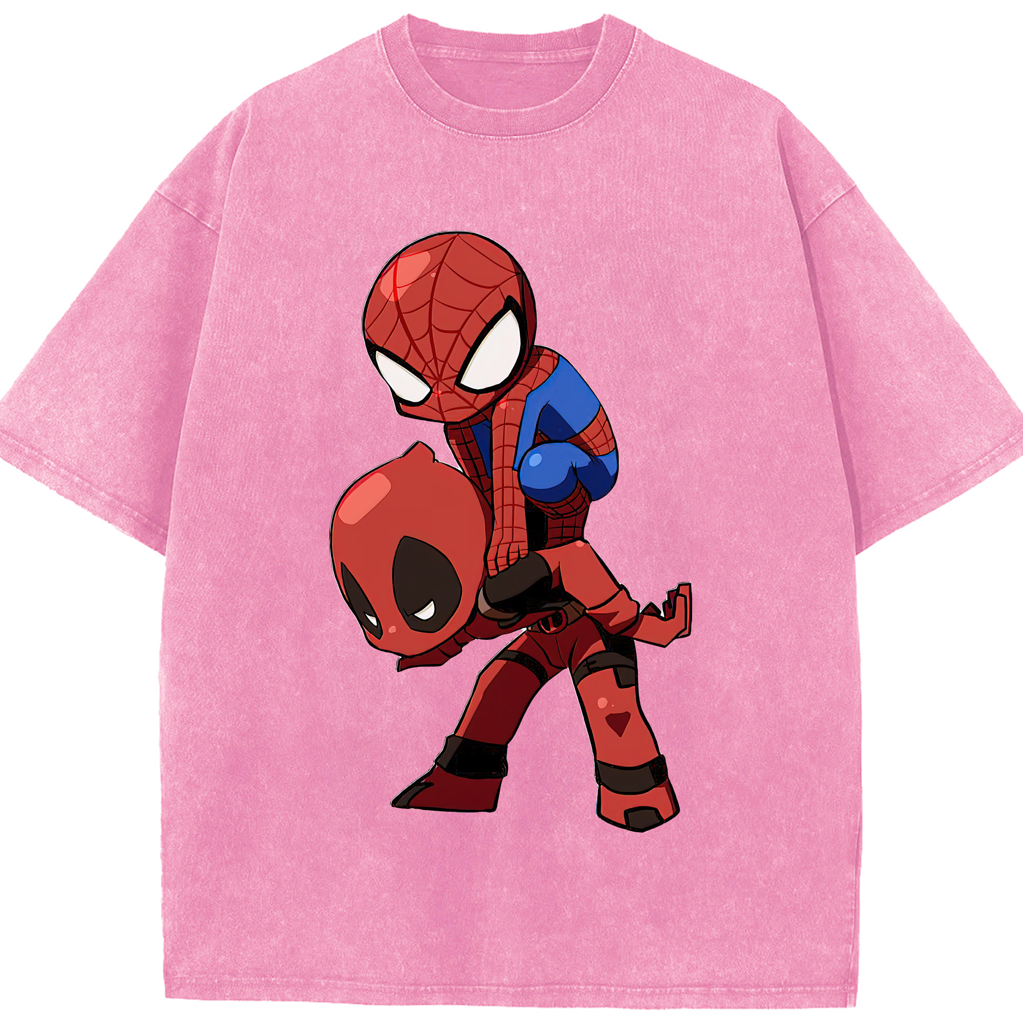 （画像用） Deadpool デッドプール 綿100% ヴィンテージ風 半袖Tシャツ（フロントプリント）